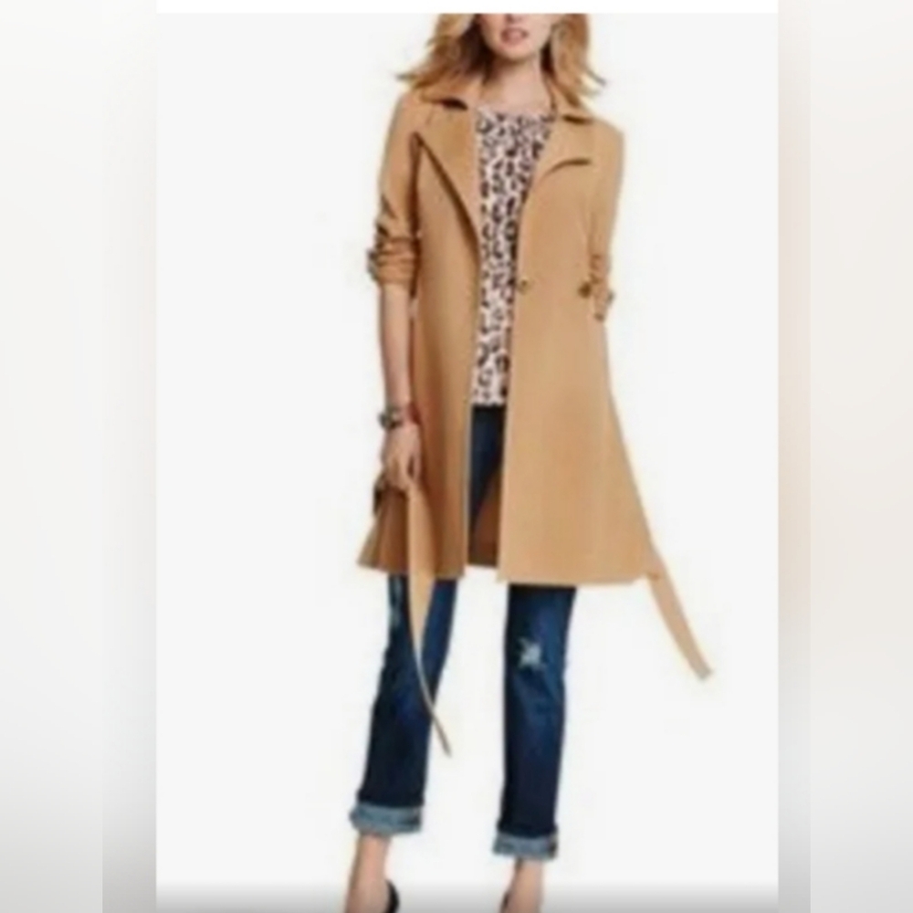 CAbi Camel Trench Coat with Belt